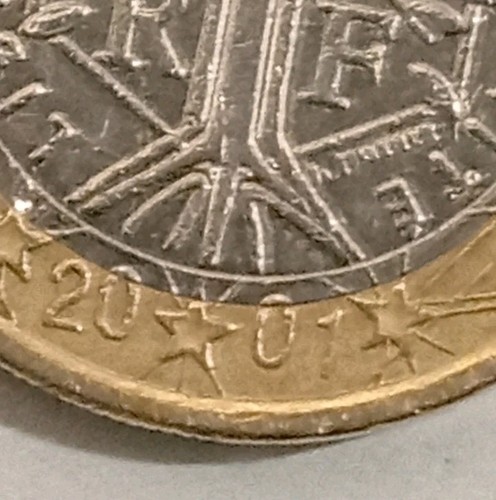 Moneda euro francia - francia, con