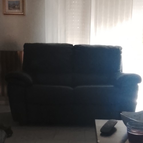 Divano posti pelle nera - posti, in