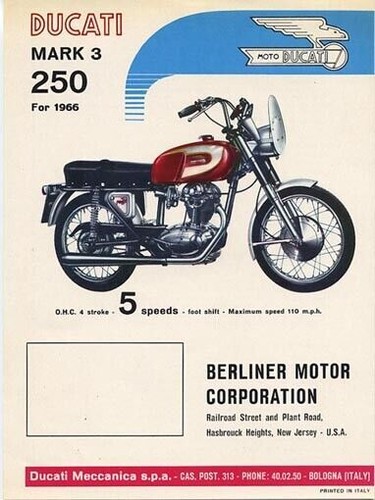 Ducati 250 mark 1966 - mark,