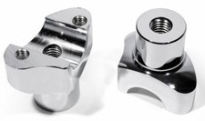 Supporti Rialzi Manubrio Riser 5cm per Harley Davidson Sportster Dyna Softail HD