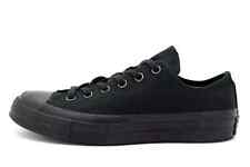 Scarpe da ginnastica Converse All Star unisex uomo donna UK 7 EU 40 tutte nere in tela