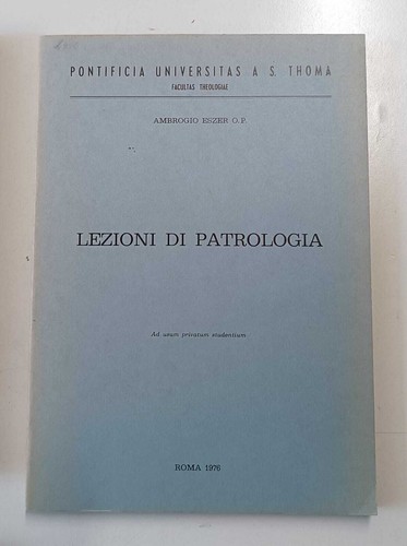 Lezioni patrologia - di,