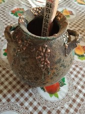 Vaso in ceramica Firmato Claudio Pulli Sardegna