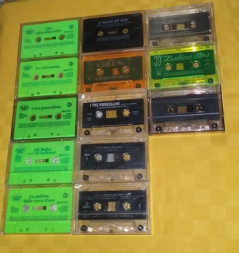 Lotto musicassetta grandi - le,