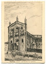 A178 - Cremona - Duomo lato est - viaggiata - 18-1-1939