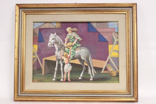 Bel dipinto quadro olio - bel, su
