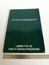 manuale uso manutenzione originale Subaru Impreza berlina e compact W. 1.6 1.8