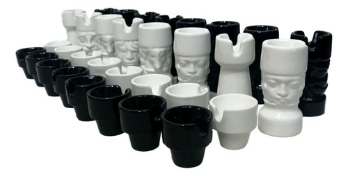 Pedine scacchi ceramica il - pedine, in