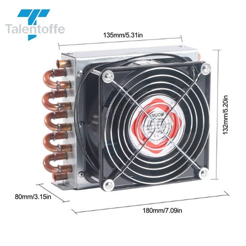 Condensatore raffreddato - , ad