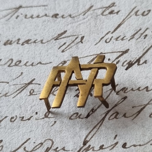 Monogramma lettere ottone - monogramma, in