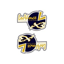 Decalcomanie scarico Leo Vince