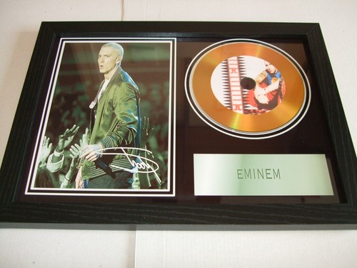Eminem signed display - signed,