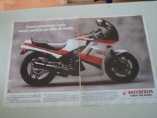 advertising Pubblicità 1986 MOTO HONDA CBX 750 FII F-II F2