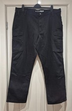 Carhartt Pantalone Uomo Relaxed Dritto Rigby Cargo Pant Robusto Flex W42 L32 Nero