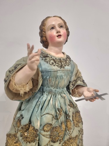 Scultura xix gesu bambino - scultura,