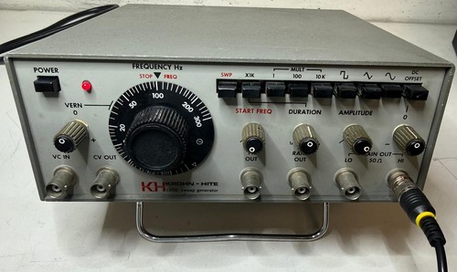 Krohn hite 1200 sweep audio - krohn-hite,