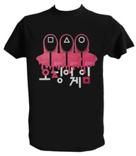 T shirt Squid Uomo Bambino Game Gioco del Calamaro Maglietta Serie TV