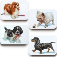 4 DOG & PUPPY TIN BOX Jo
