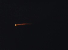 Hawaii anni 40 ww2 oggetto luminoso non identificato 35mm foto diapositiva a colori