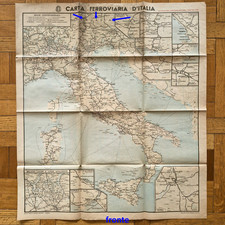Carta Ferroviaria Italia