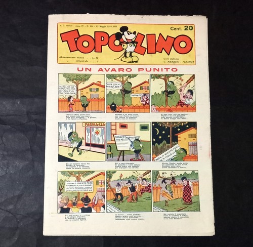 Topolino giornale 124 - topolino,