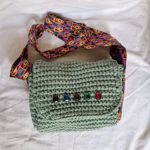 Borsa crochet spalla - a,