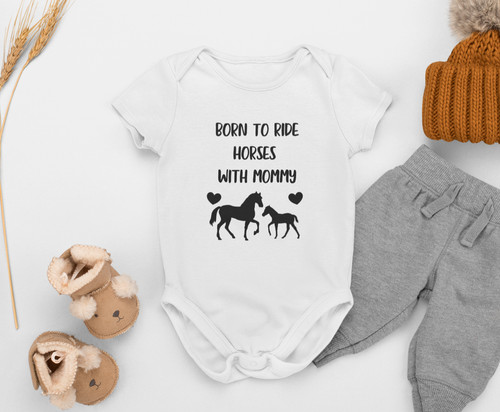 Born ride horses with - ride,