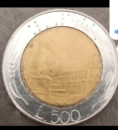 Monete italiane 500 lire del - monete,
