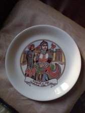 Piatto in ceramica De Simone, Autogrill di Alfi, Cangrande Della Scala