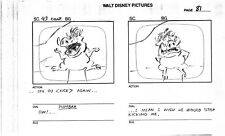 LION KING Timon Pumbaa Disney Produzione Storyboard Copia LOTTO Ep 10 1995 cpy2-Pt2