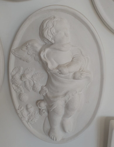 Bassorilievo quadro angelo - bassorilievo,