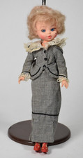 Furga Lisa Jane fru fru Bambola 28cm DOLL muneca vintage'70 abito originale-08T