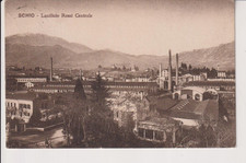 CARTOLINA SCHIO VICENZA LANIFICIO ROSSI CENTRALE  VG  1916