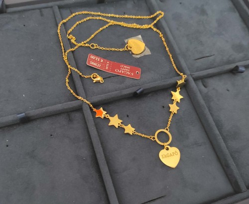 Collana lunga stelle sagapo - stelle,