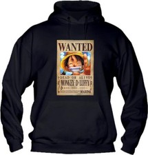 Felpa Uomo & Bambino con Cappuccio - Rubber Dead or Alive - one piece rufy