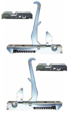 Coppia cerniere forno Smeg 691330361 complete di 2 portarulli