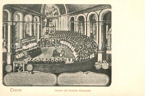 Trento quadro del concilio - trento,