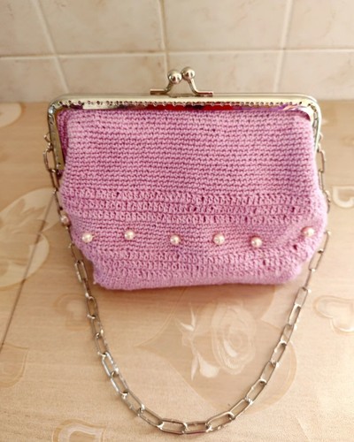 Borsetta colore glicine