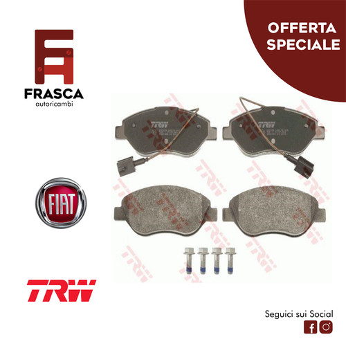 Pastiglie freno anteriori trw - freno,