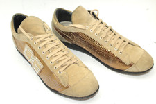 DOLCE E GABBANA scarpe donna misura 7,5 Europa 38 beige camoscio S9306