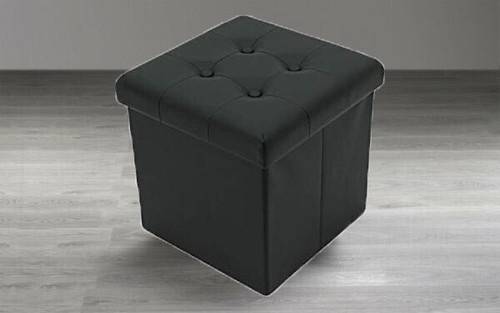 Pouf contenitore imbottito - contenitore,