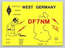 Radioamatore QSL DF7NM