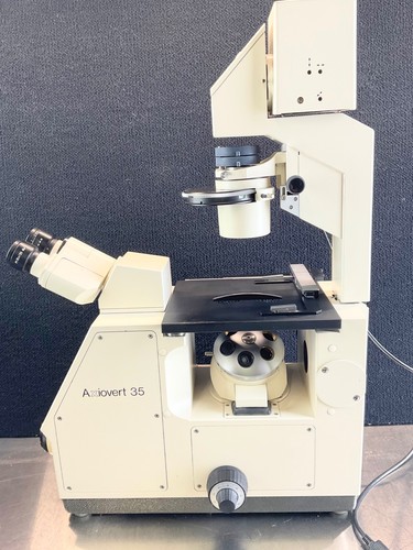 Microscopio zeiss axiovert - axiovert, 35