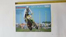 Kawasaki Cross Enduro 1982 depliant originale INGLESE brochure ENGLISH
