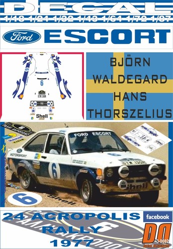 Decal ford escort 1800 mkii - ford,