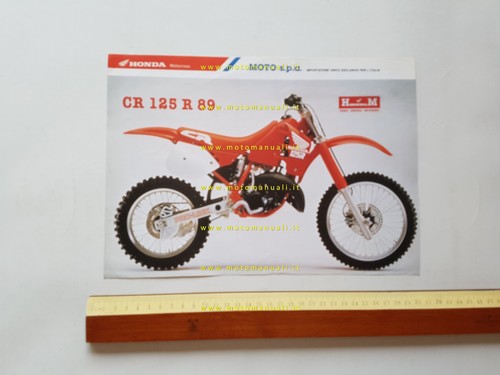 Honda 125 r 1989 - honda, hm