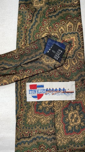Cravatta eton blues 100 - blues, 100%