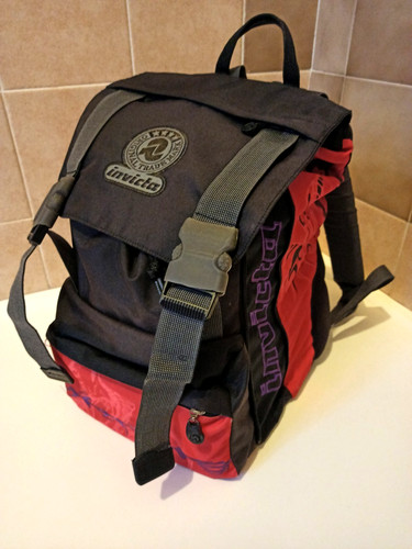 Invicta backpack blacked red - backpack,