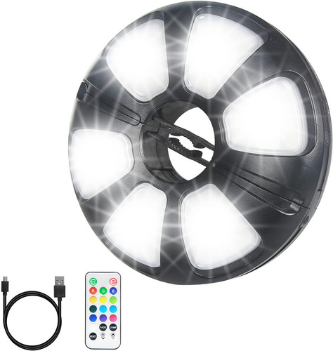 Luce ombrellone patio 12 - luce,