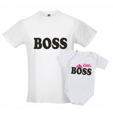 Coppia T-shirt tutina padre